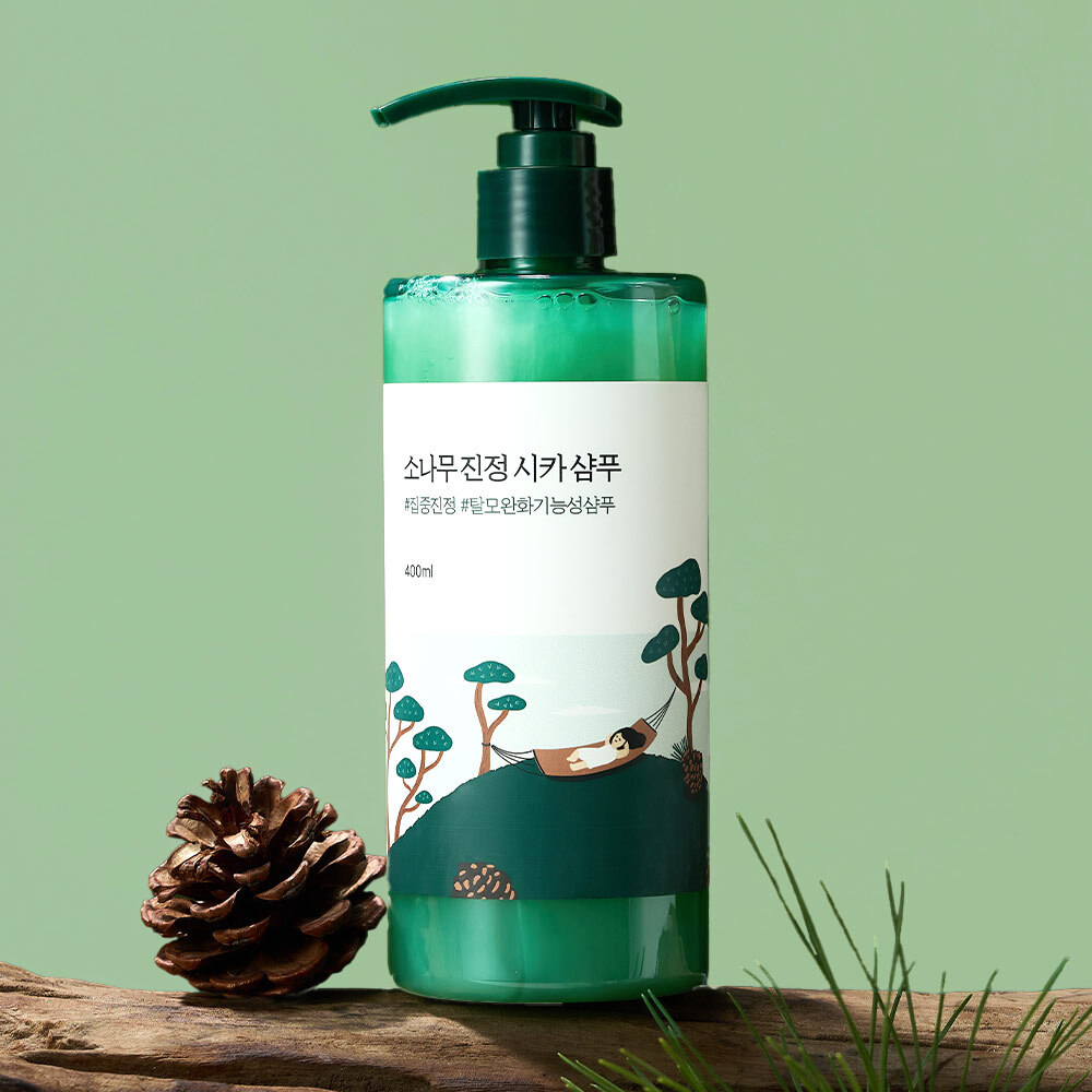 ROUND LAB 松の木カーミングシカシャンプー 400ml | OLIVE YOUNG Global