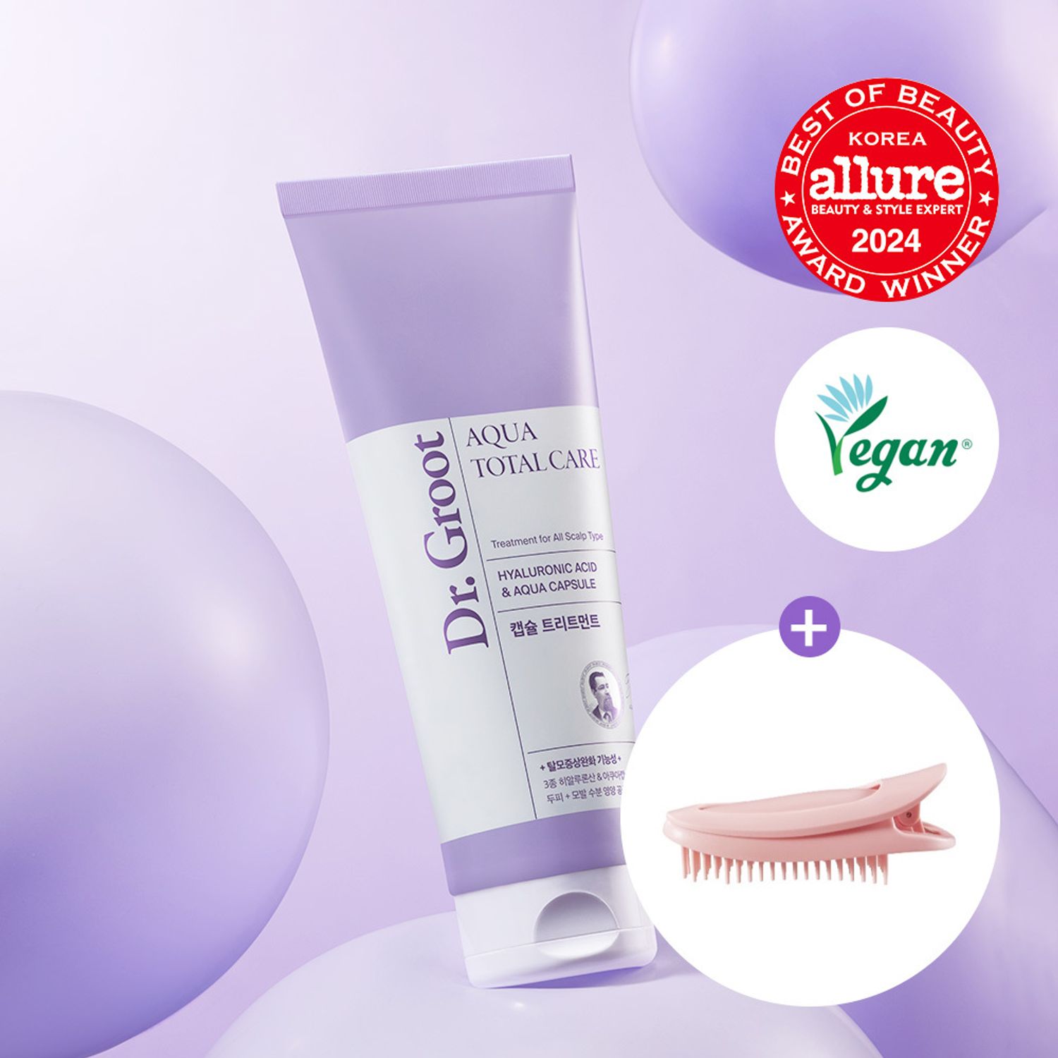 닥터그루트 아쿠아 캡슐 트리트먼트 200ml 기획(+뿌리볼륨집게 증정)(2501) | OLIVE YOUNG Global
