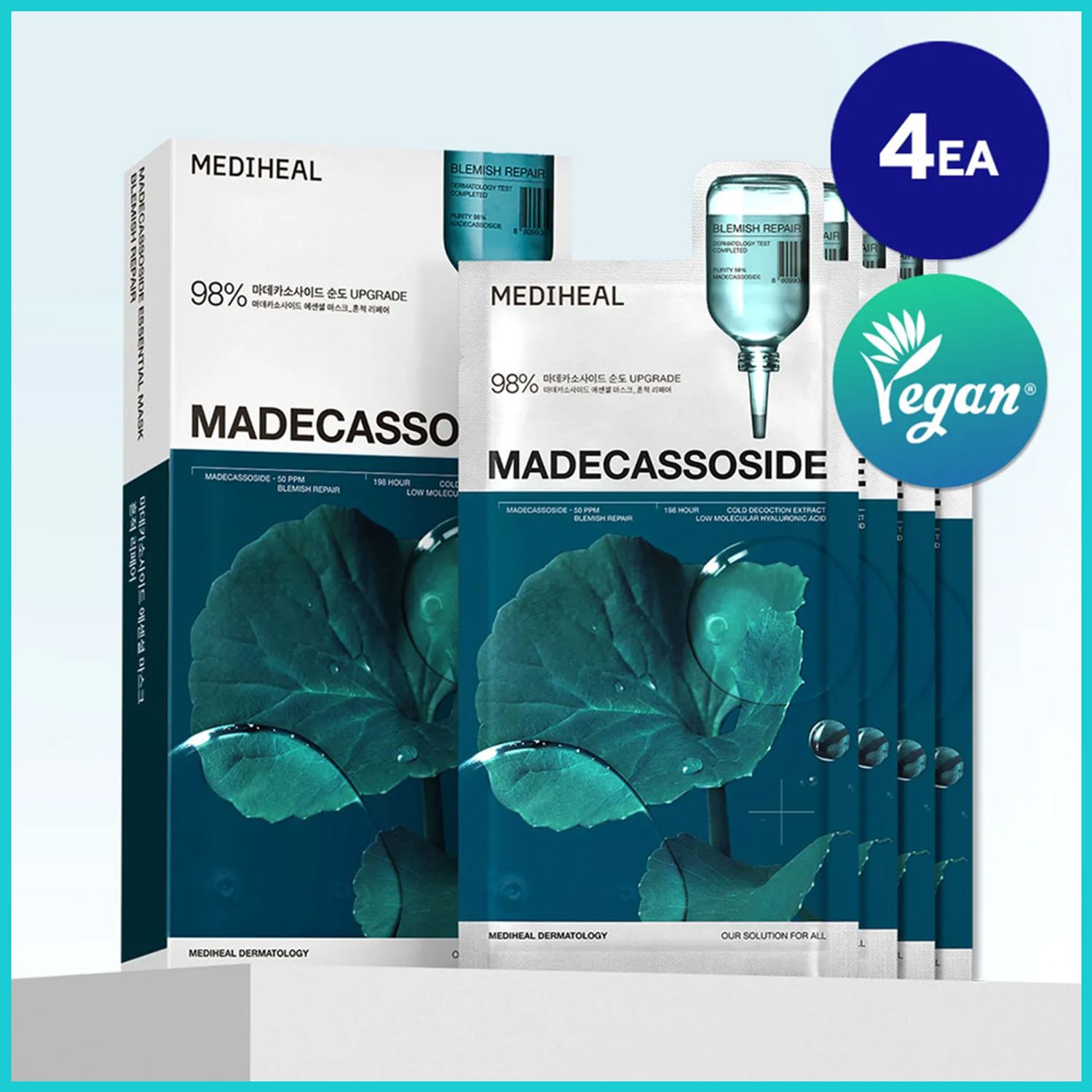 MEDIHEAL Madecassoside Essential Mask Sheet Blemish Repair 2ea Set (+2ea) | OLIVE YOUNG Global