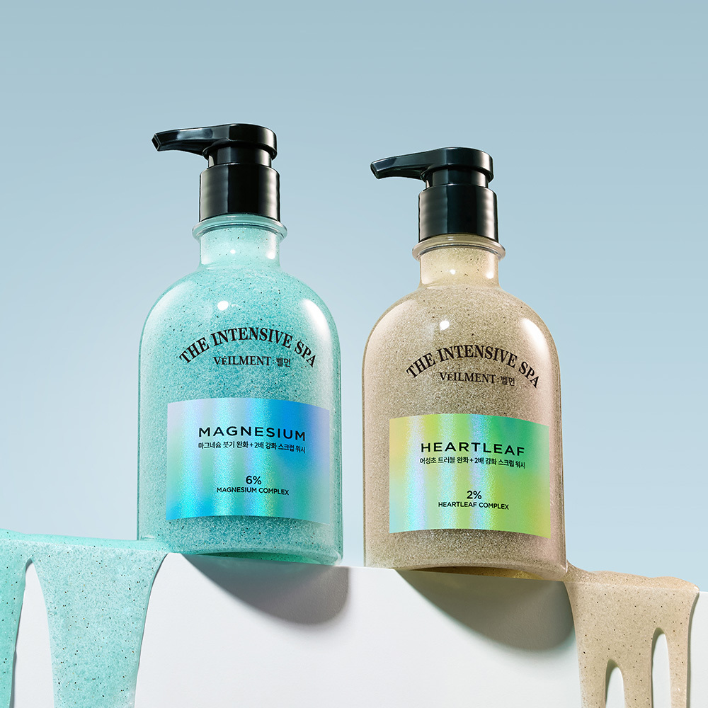 VEILMENT Natural Spa Scrub Body Wash 400mL #Lime & Basil