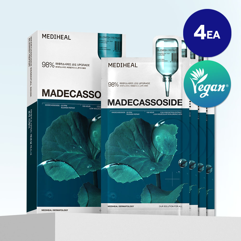 miduhue Treatment Pack 2本セット MEDIHEAL Madecassoside Essential Mask Sheet Blemish Repair 2ea Set