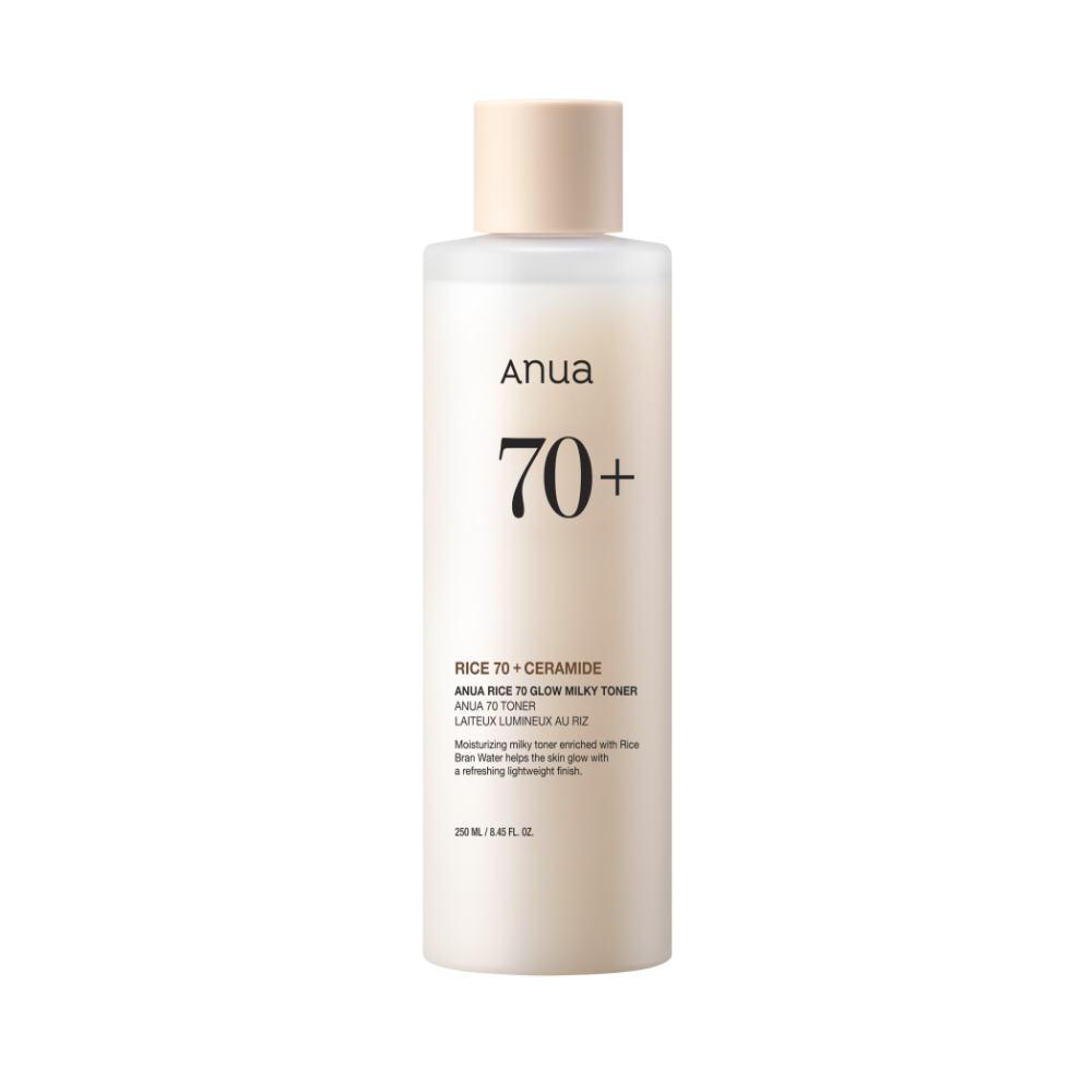 Anua Rice 70 Glow Milky Serum Toner Set (Serum 50ml+Toner 250ml+Toner 40ml)