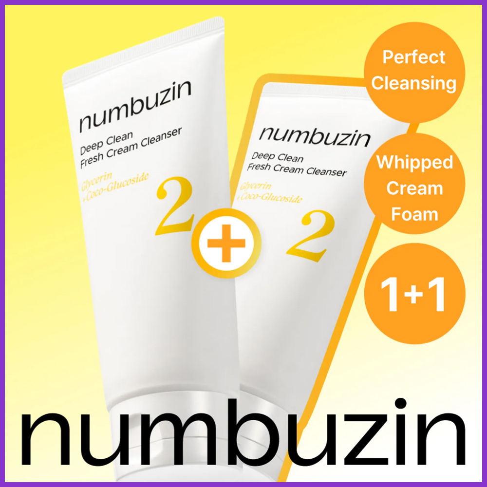 numbuzin 2番ディープクリーン生クリームクレンジングフォームダブル