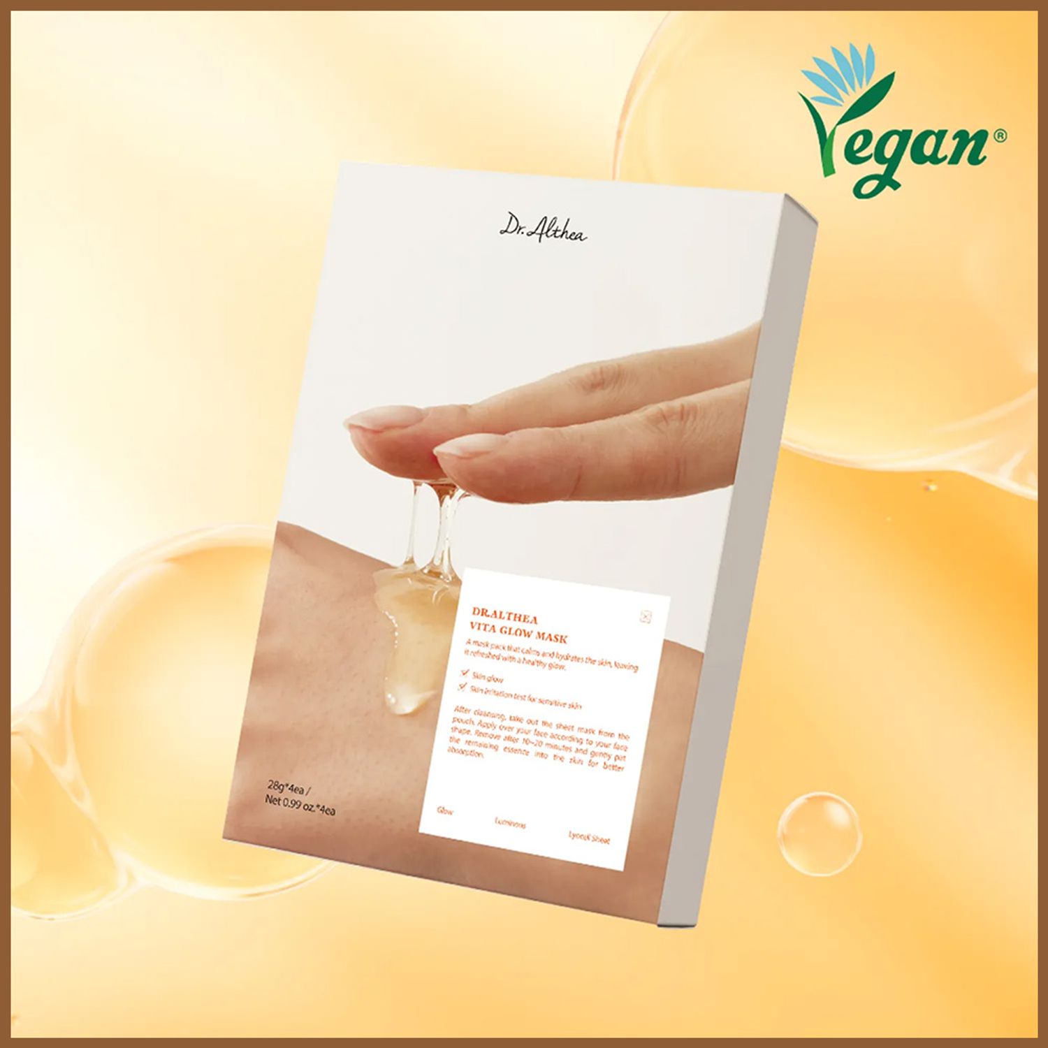 Dr. Althea Vita Glow Mask Sheet 4ea | OLIVE YOUNG Global