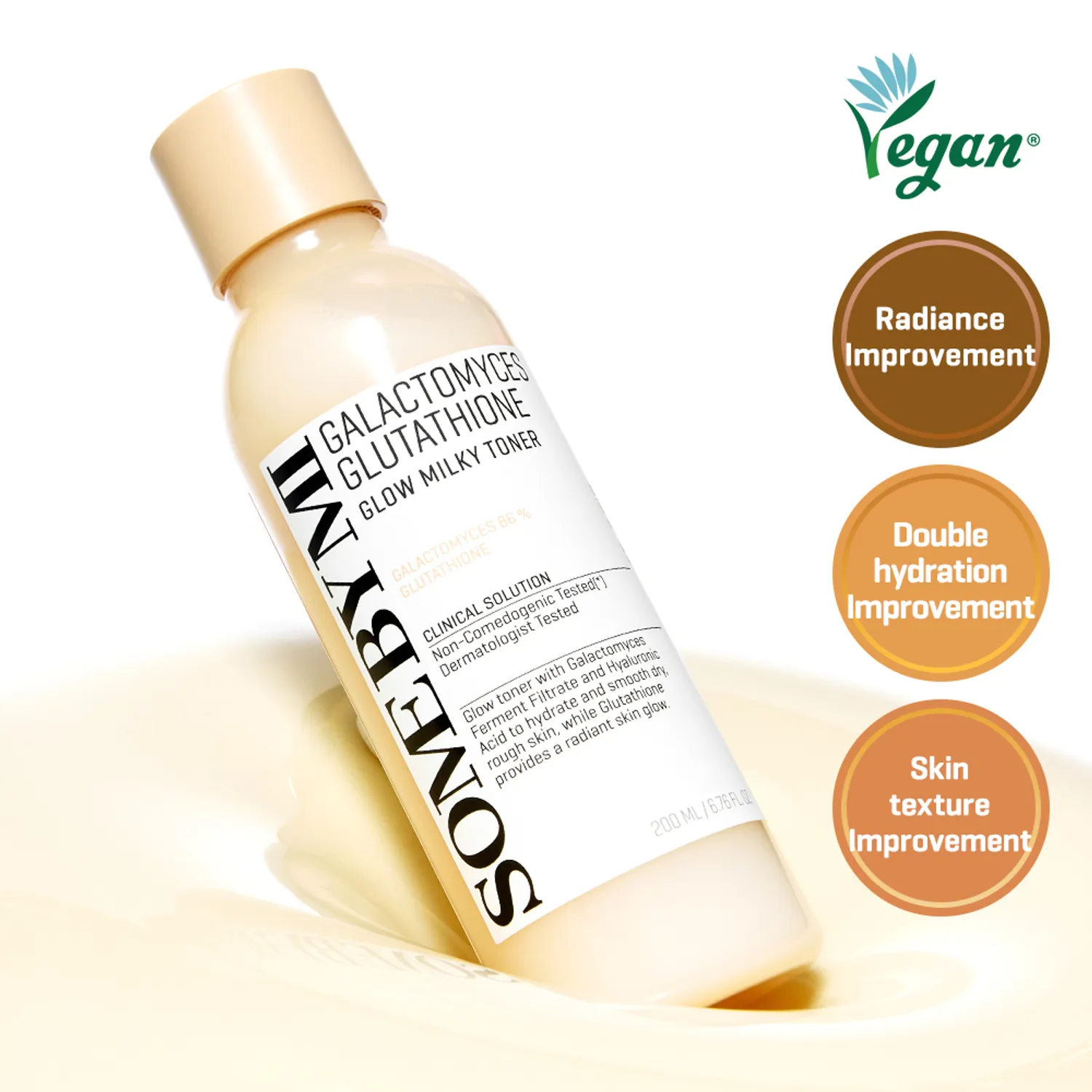 SOME BY MI Galactomyces Glutathione Glow Milky Toner 200ml | OLIVE YOUNG Global SOME BY MI Galactomyces Glutathione Glow Milky Toner 200ml | OLIVE YOUNG Global