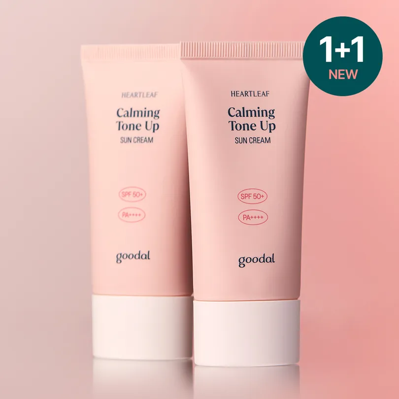 goodal Heartleaf Calming Tone Up Sun Cream 50mL 1+1 Special Set