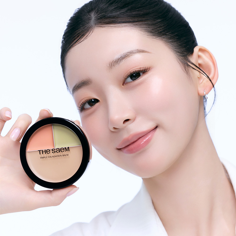 THE SAEM カバーパーフェクション トリプルファンデーションバーム (全