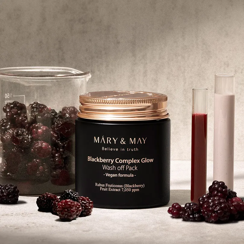 Mary&May Vegan Blackberry Complex Glow Wash Off Pack 125g