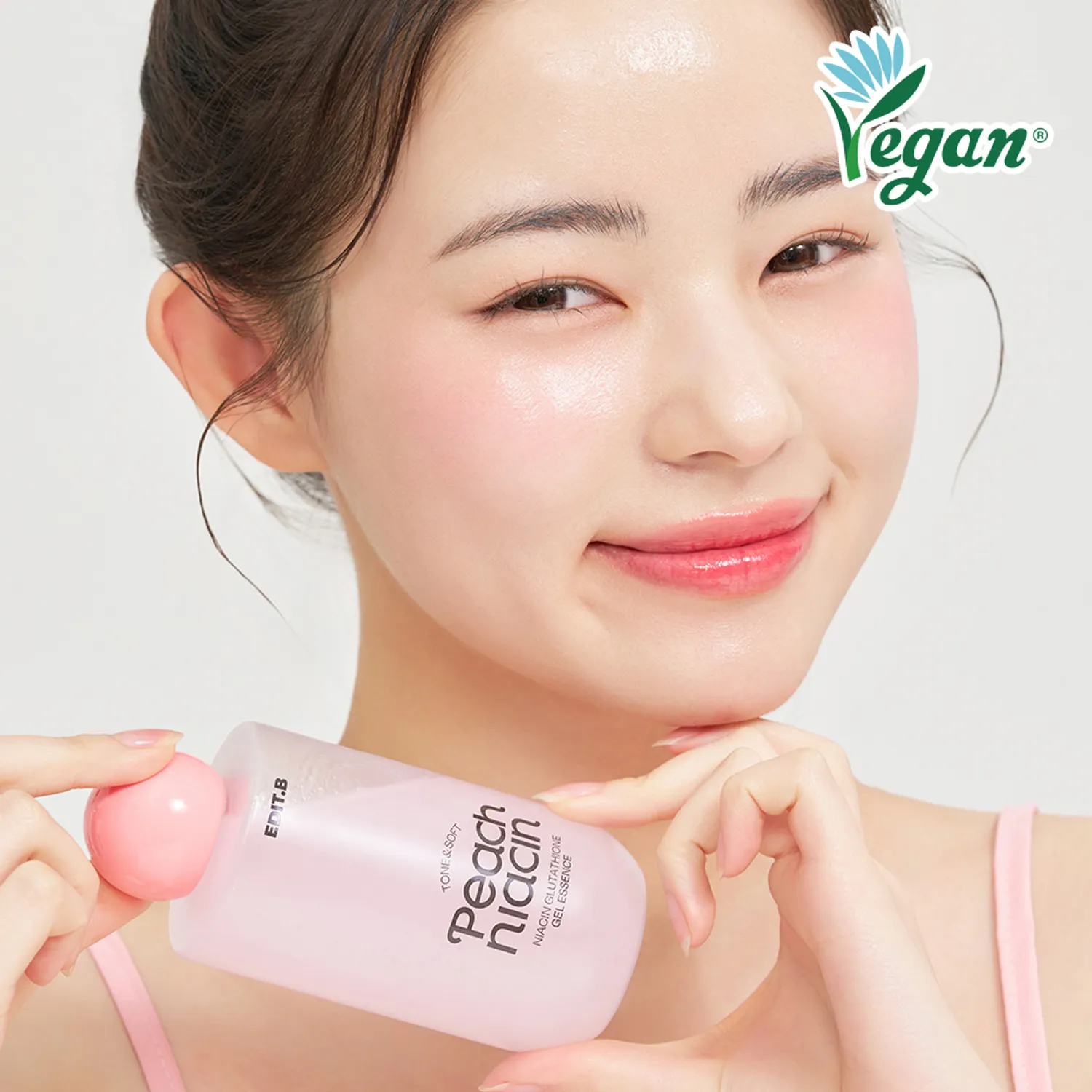 EDIT.B Tone & Soft Peach Niacinamide Glutathione Gel Essence 200ml EDIT.B Tone & Soft Peach Niacinamide Glutathione Gel Essence 200ml