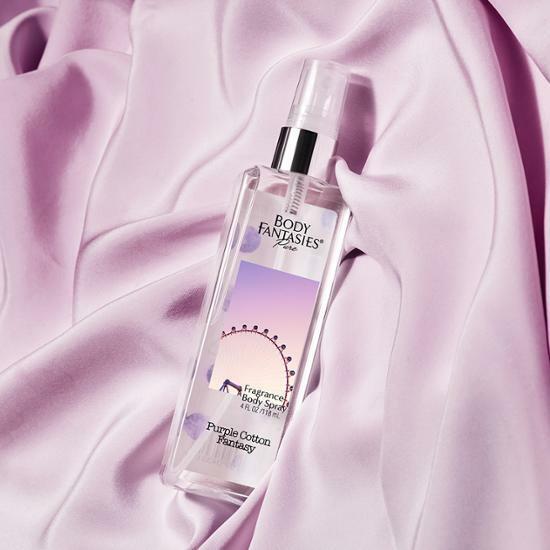 Body Fantasies Pure Fragrance Body Spray 118ml #Purple Cotton Fantasy