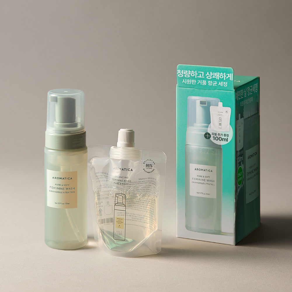 AROMATICA ピュア＆ソフトフェミニンウォッシュカモミール&ティー