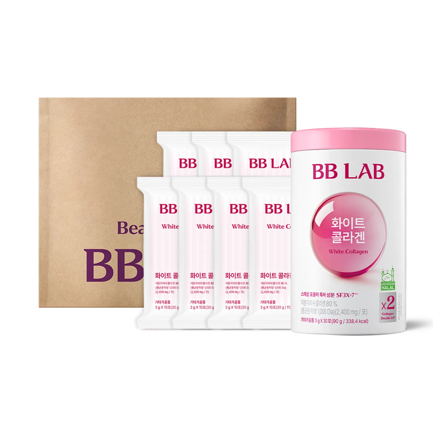 bb lab collagen glutathione white White, Low Molecular Korean Stick Supplement, Fish Peptides, Vitamin C, Vitamin E, Glutathione, Fast abosorption, Orange Flavor : Health & Household BB LAB Intensive Glutathione Collagen