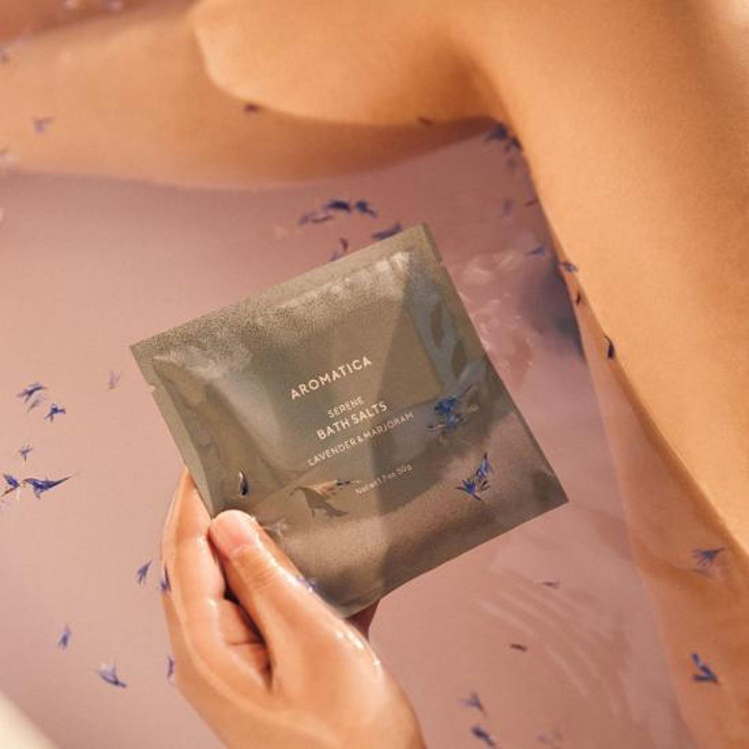 AROMATICA Serene Bath Salts Lavender & Majoram 50g | OLIVE YOUNG Global