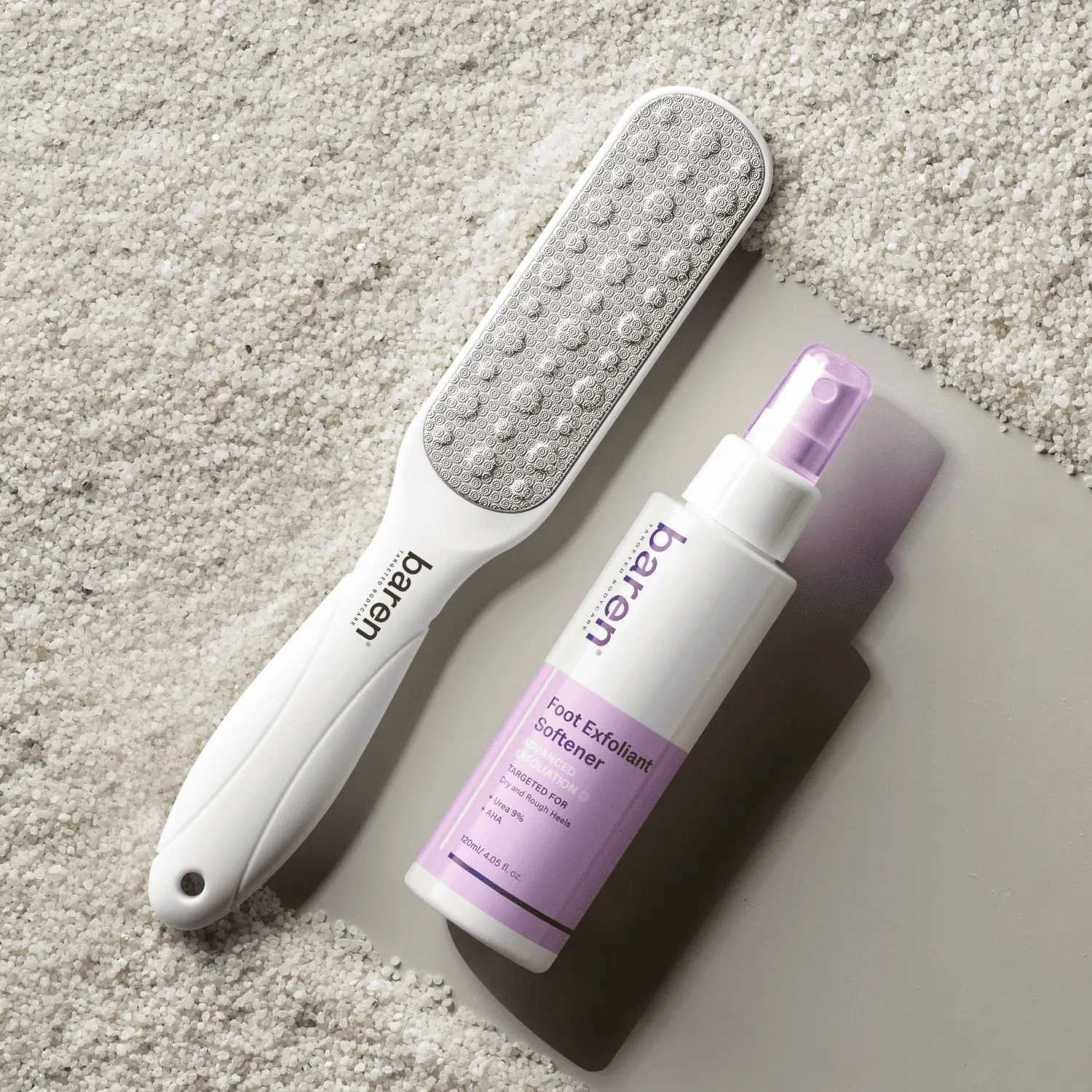 baren Foot Callus Eraser Home Set (Mist 120ml + Foot File) | OLIVE