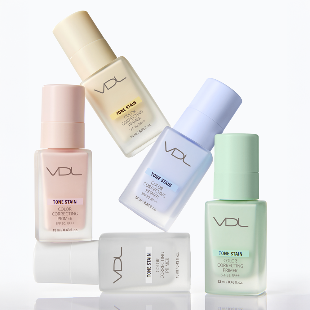 VDL トーンステインカラーコレクティングプライマー 4色セット VDL トーンステインカラーコレクティングプライマーミニ 13ml (全5色