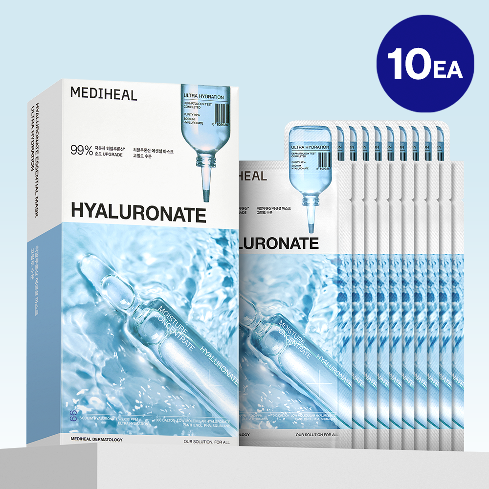 MEDIHEAL Hyaluronate Essential Mask Sheet Ultra Hydration 10ea