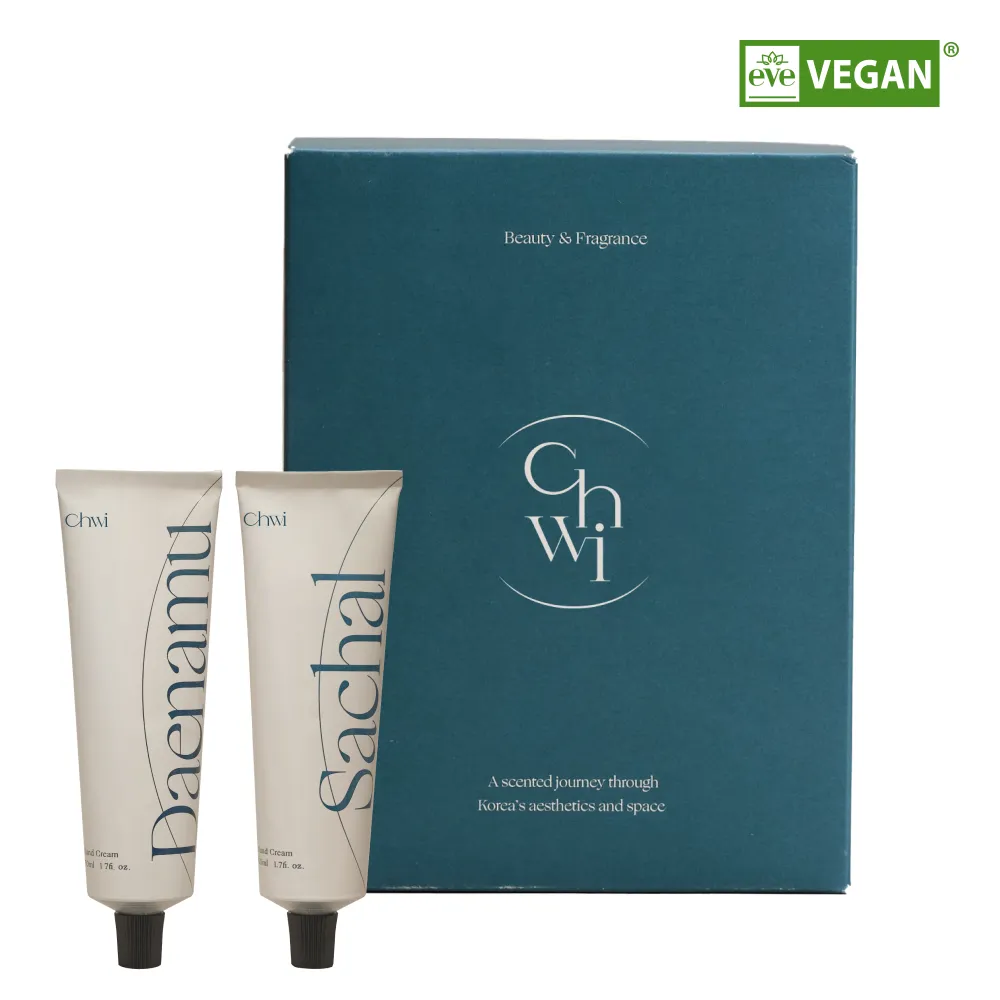 Chwi ハンドクリーム セット(竹+ 寺院) 50ml * 2 | OLIVE YOUNG Global