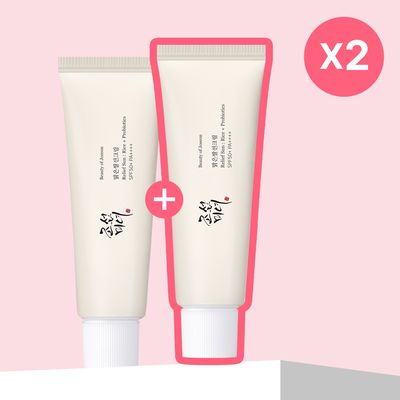 Beauty of Joseon Relief Sun: Rice + Probiotics (SPF50+ PA++++) Double Pack 50mL*2ea