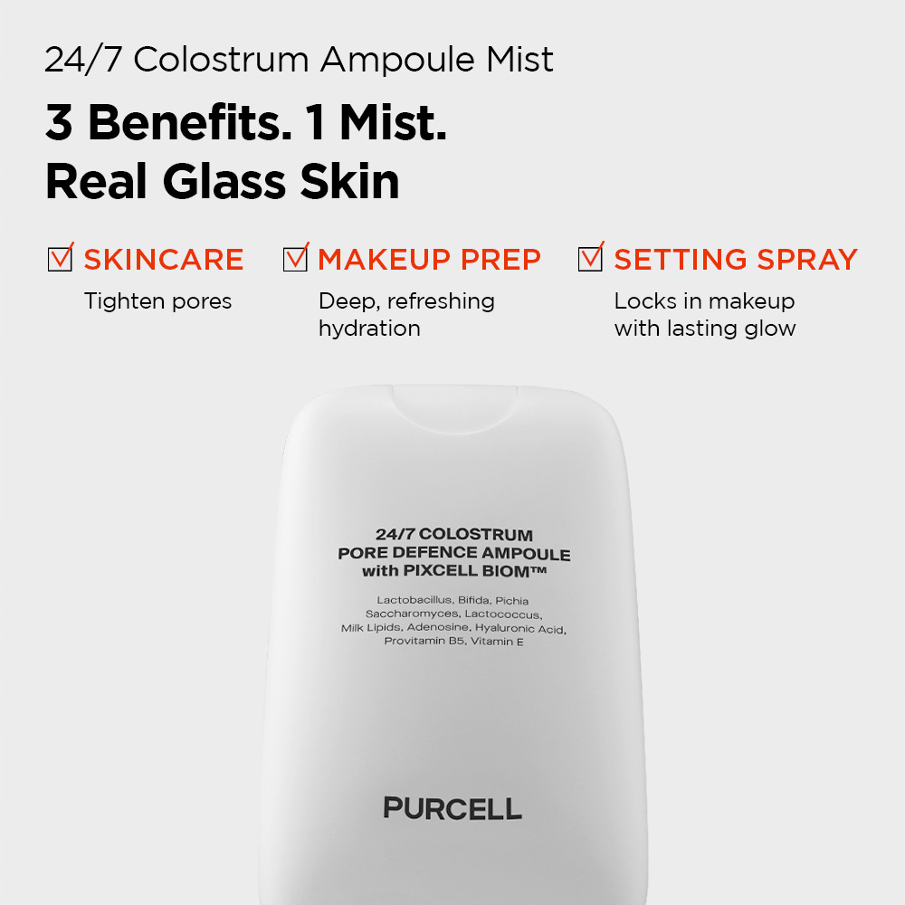 PURCELL 24/7 Colostrum Pore Defence Ampoule with Pixcell Biom 55mL ...