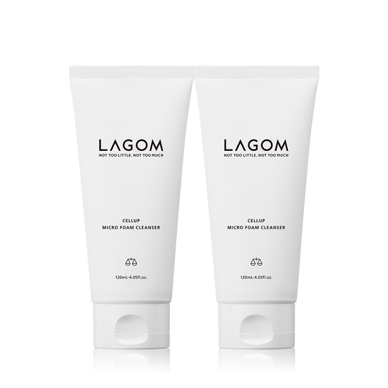 Lagom Cellup Micro Foam Cleanser 120ml*2ea | OLIVE YOUNG Global