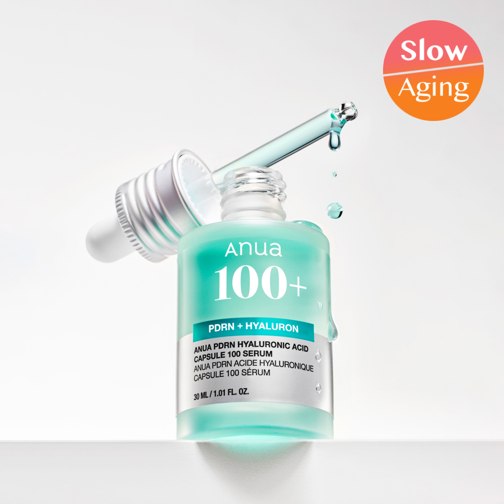 Anua PDRN Hyaluronic Acid Capsule 100 Serum 30ml Set (+Cream 30ml 