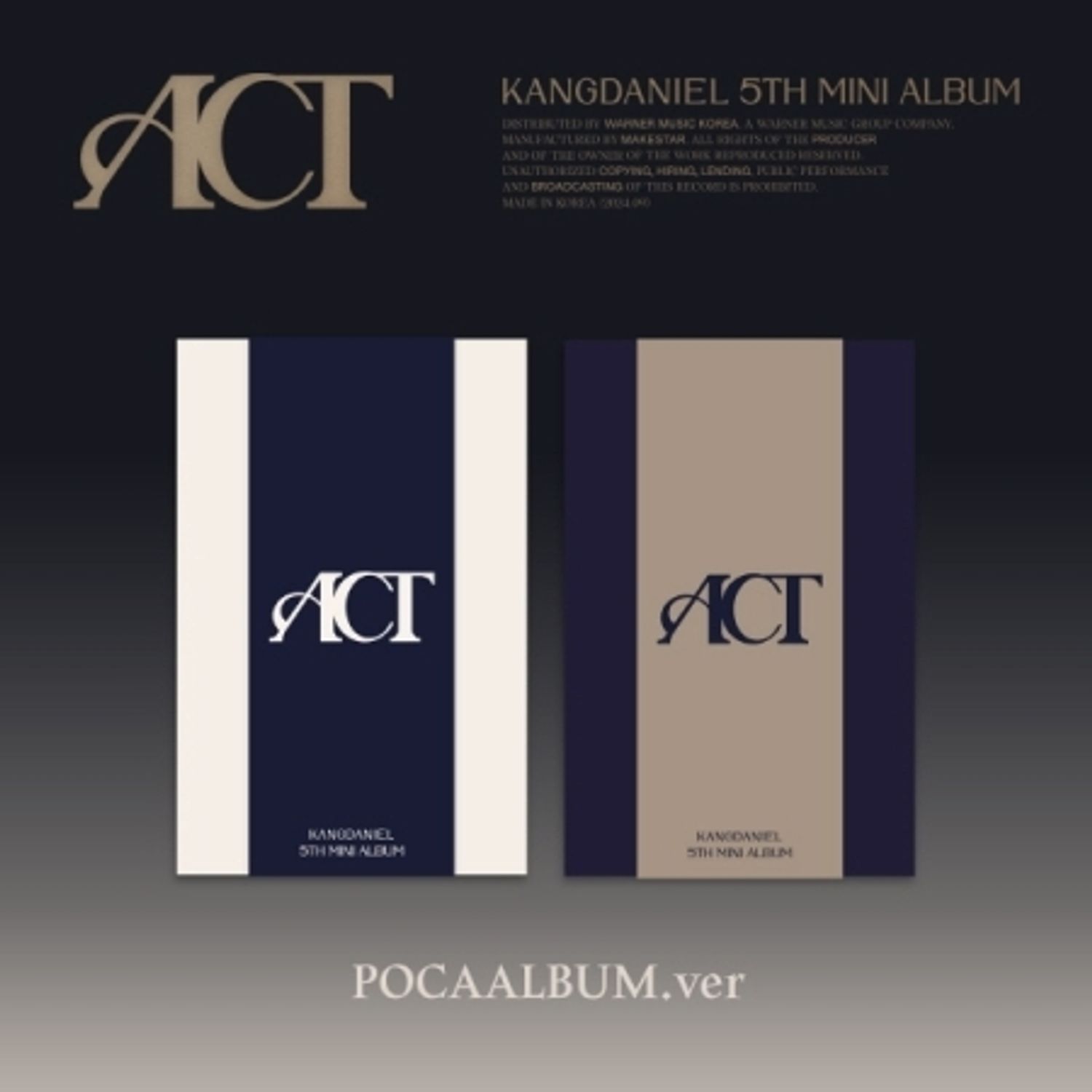 KANG DANIEL - 5TH MINI ALBUM [ACT] (POCA ALBUM) | OLIVE YOUNG Global