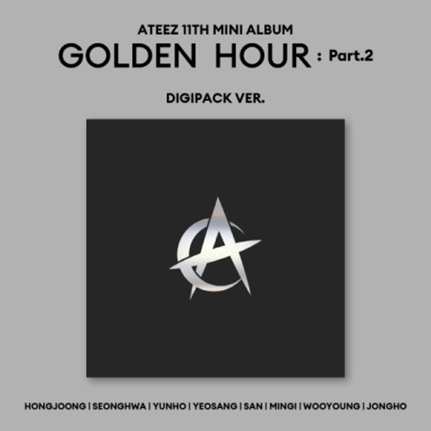 ATEEZ - 11TH EP [GOLDEN HOUR : PART.2] (DIGIPACK) | OLIVE YOUNG Global