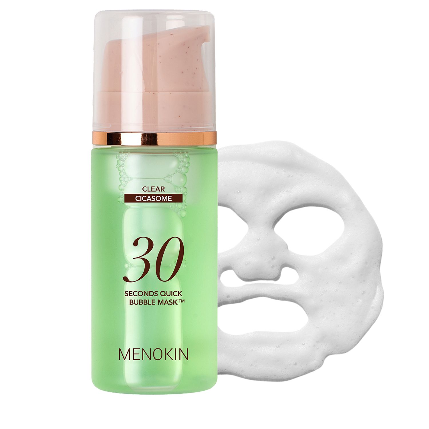 MENOKIN 30 Seconds Quick Bubble Mask Clear 95ml | OLIVE YOUNG Global