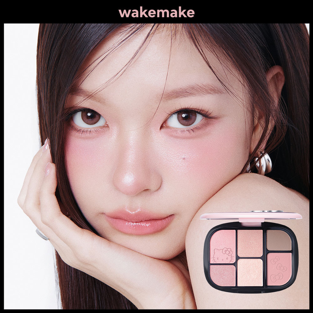 ハローキティ] WAKEMAKE ソフトシアーマルチパレット 13 ピンクシェル