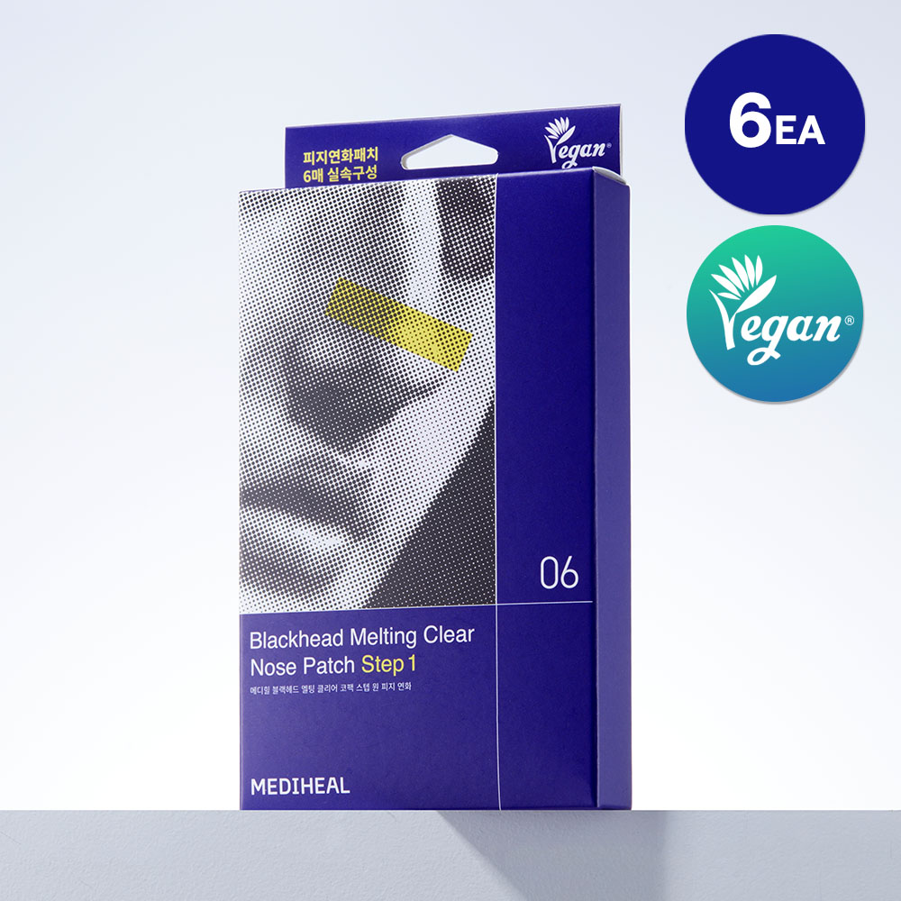 MEDIHEAL Blackhead Melting Clear Nose Patch Step 1 6P | OLIVE