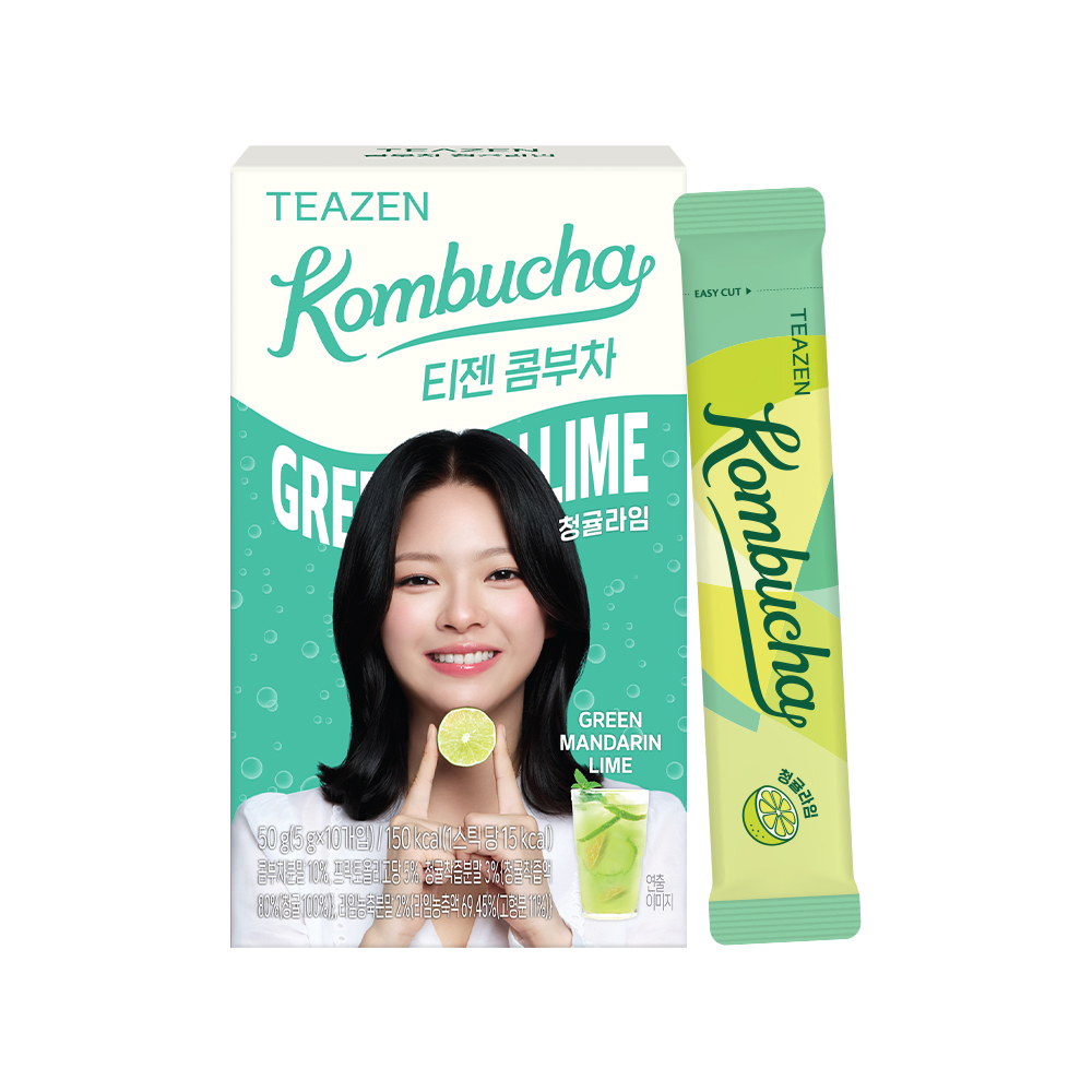 Teazen Kombucha #Green Mandarin Lime 10T | OLIVE YOUNG Global