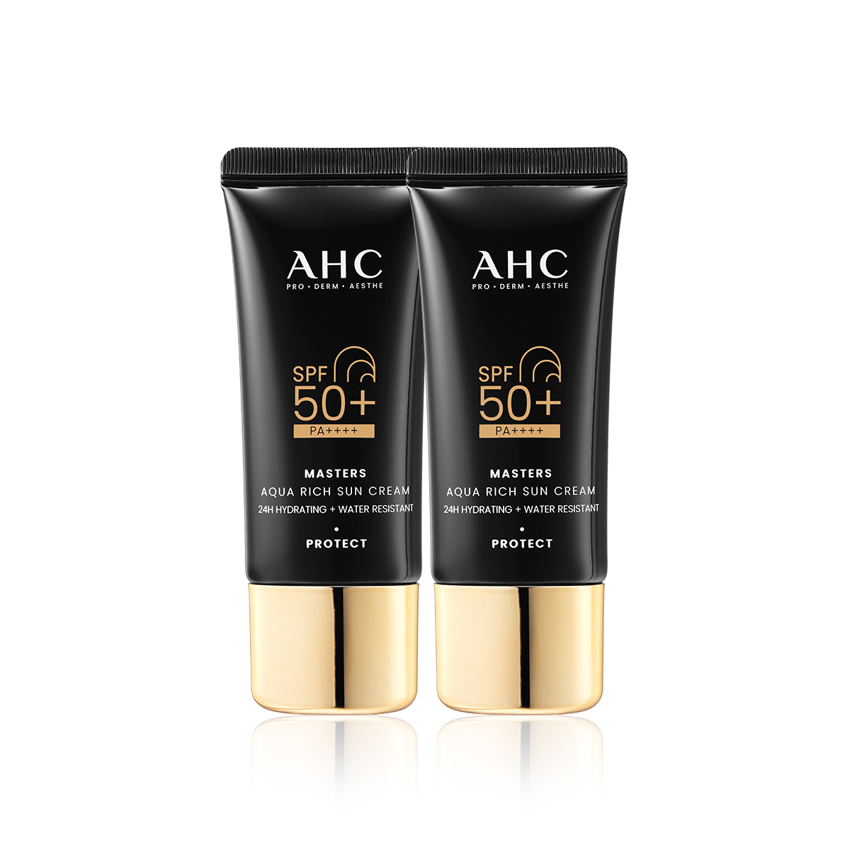 AHC Masters Aqua Rich Sun Cream 30ml Duo Set (Collaboration with