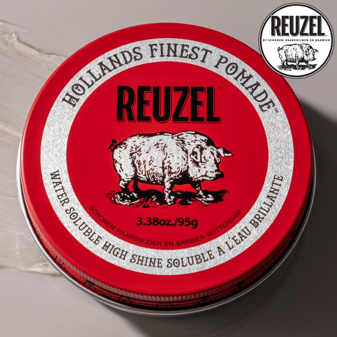 Reuzel Red Water Soluble High Shine Pomade 95g | OLIVE YOUNG Global