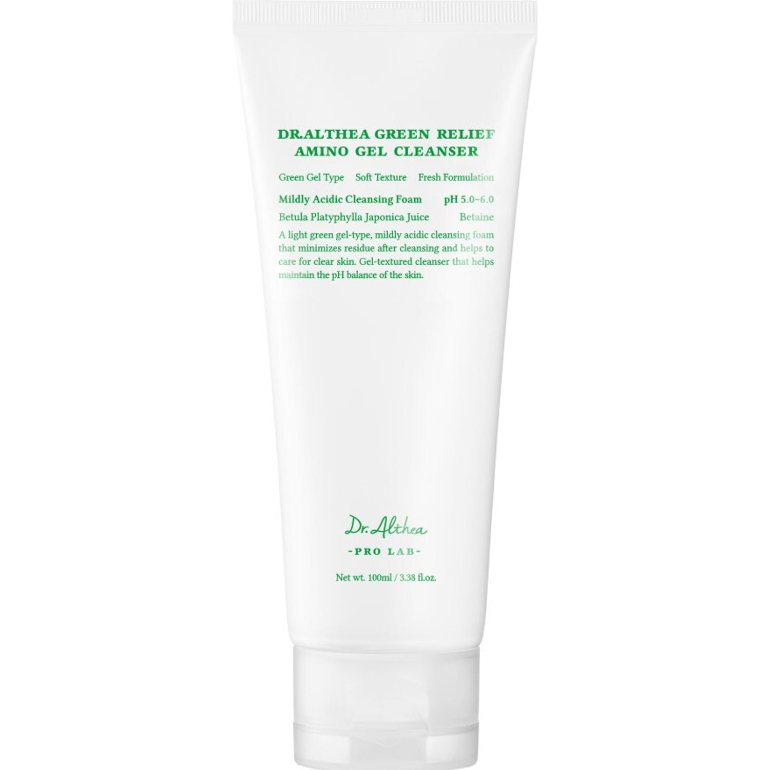 Dr. Althea Green Relief Amino Gel Cleanser 100ml | OLIVE YOUNG Global