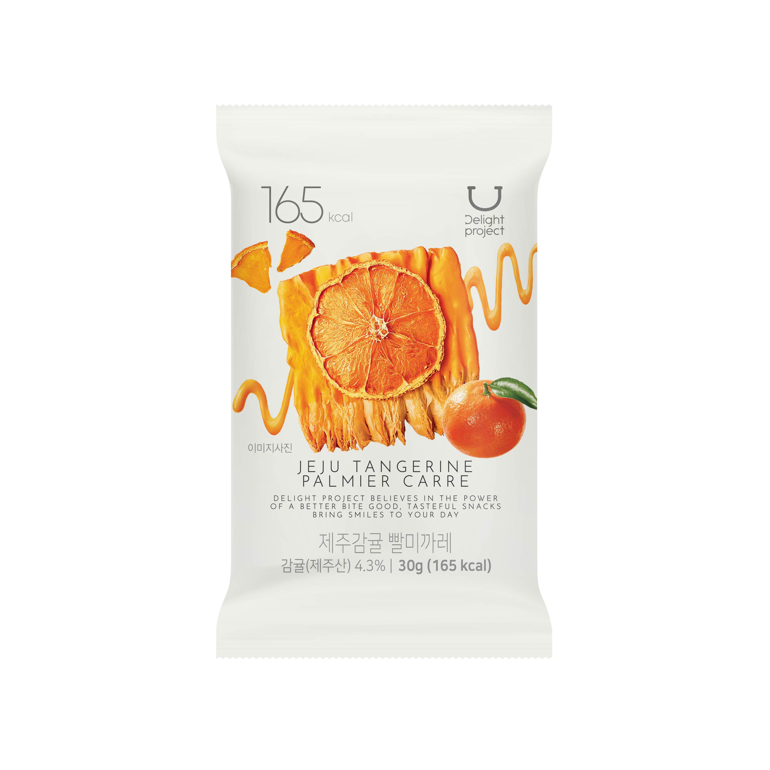 DELIGHT PROJECT Jeju Tangerine Palmier Carre 30g | OLIVE YOUNG Global