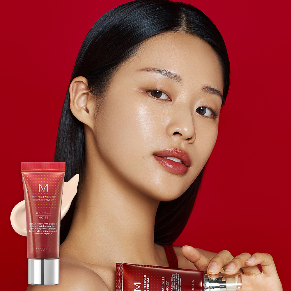 10色] MISSHA M パーフェクトカバーBBクリーム EX 20ml SPF42/PA+++