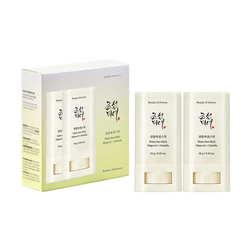beauty of joseon Matte sun stick : Mugwort + Camelia Double Pack