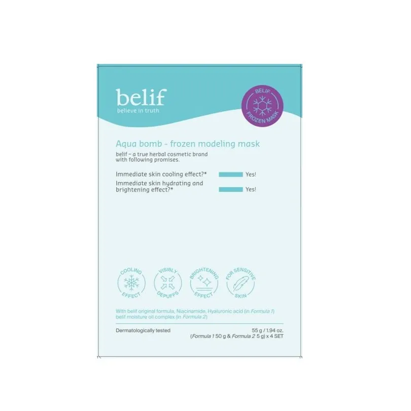 Aqua Bomb Frozen Modeling Mask 4 Servings Set