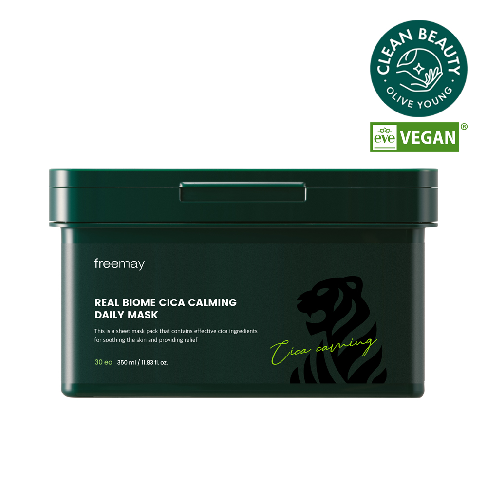 freemay Real Biome Cica Calming Daily Mask Sheet 30ea | OLIVE