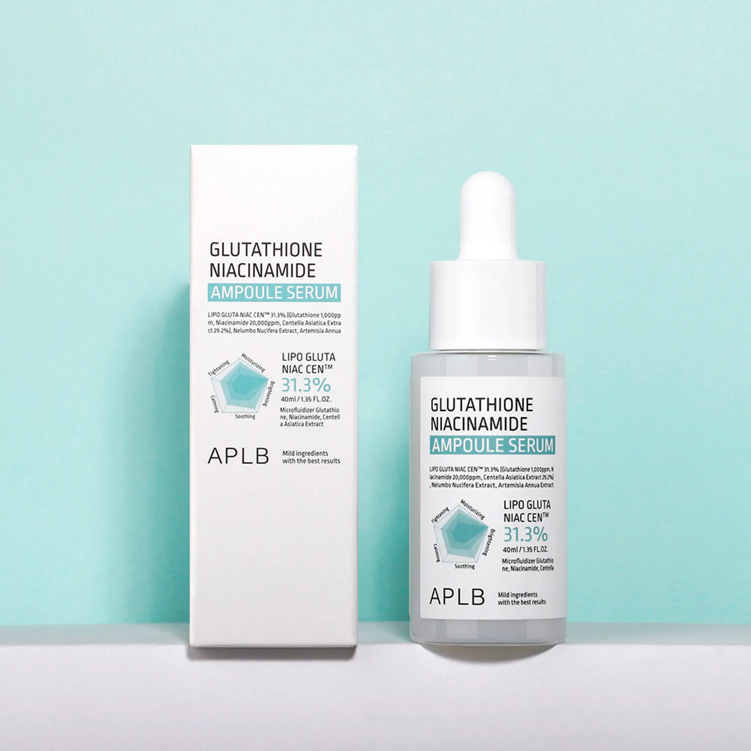 APLB Glutathione Niacinamide Ampoule Serum 40ml | OLIVE YOUNG Global APLB Glutathione Niacinamide Ampoule Serum 40ml | OLIVE YOUNG Global