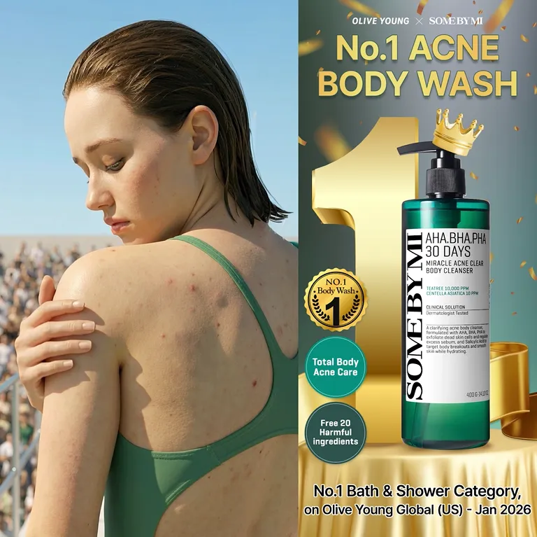 SOME BY MI AHA BHA PHA 30デイズミラクルアクネボディクレンザー 400g