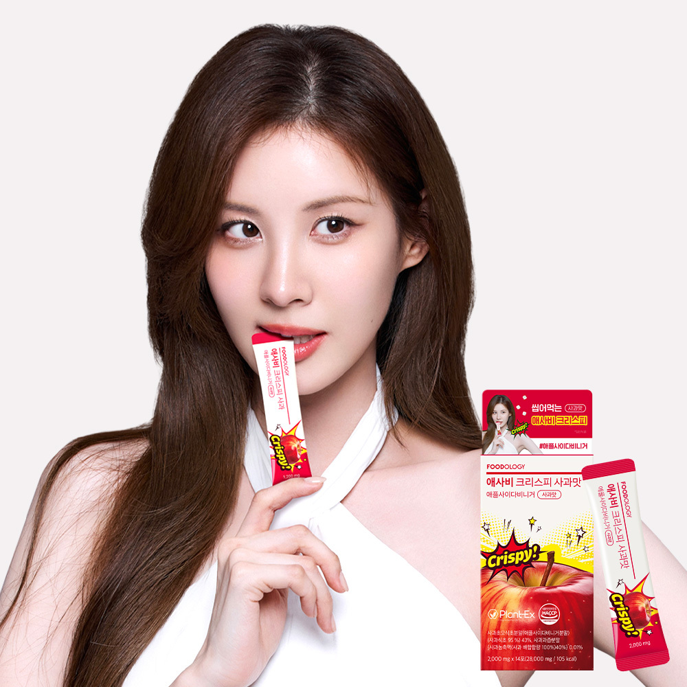 FOODOLOGY Apple Cider Vinegar Crispy #Apple 14 Sticks | OLIVE YOUNG Global