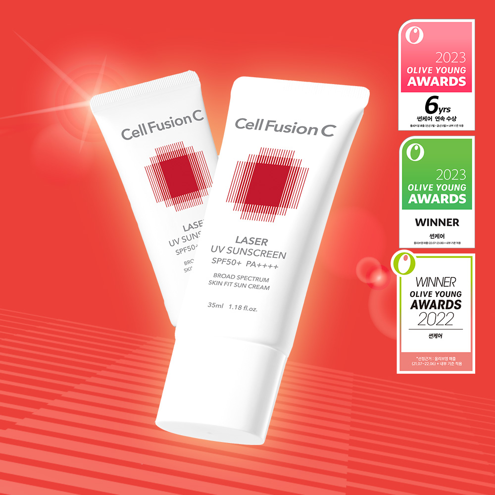Cell Fusion C Laser UV Sunscreen 35mL 1+1 Special Set | OLIVE