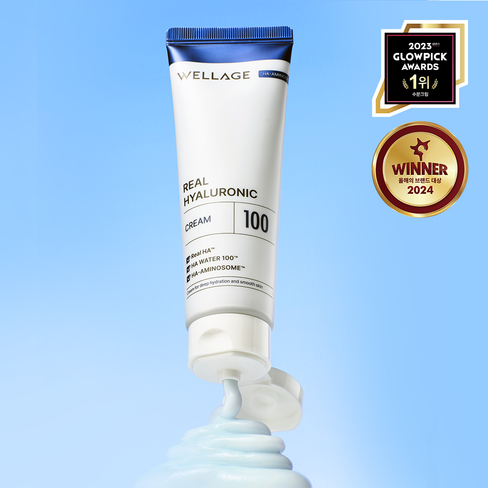 WELLAGE リアルヒアルロニック100クリーム 50ml | OLIVE YOUNG Global