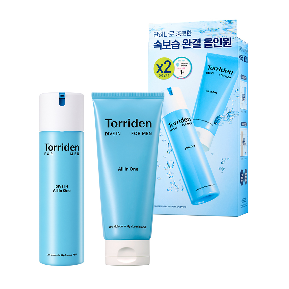 Torriden Dive-In For Men All In One 200g Double Pack | OLIVE YOUNG