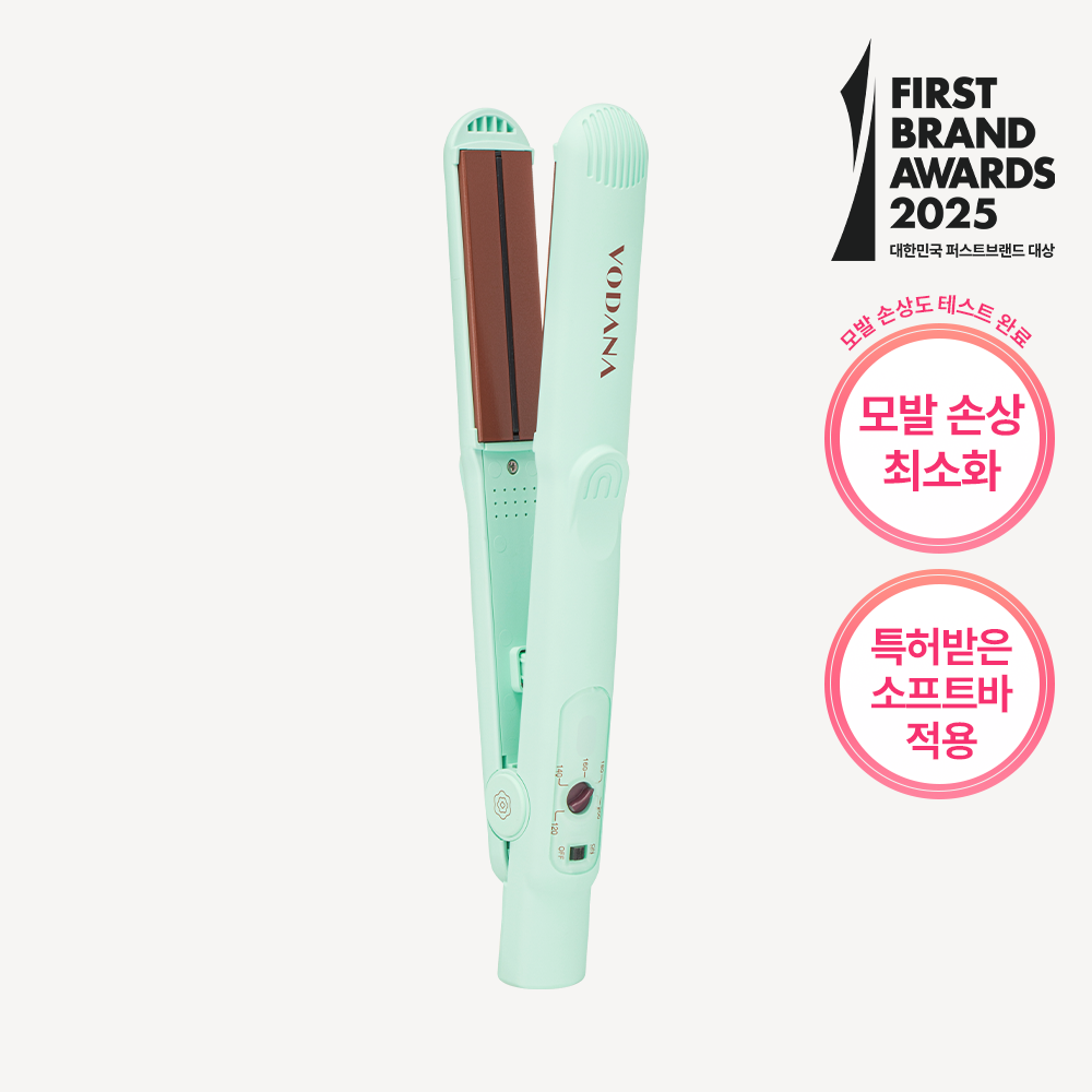 VODANA Soft Bar Flat Iron FV (Mint Choco) | OLIVE YOUNG Global