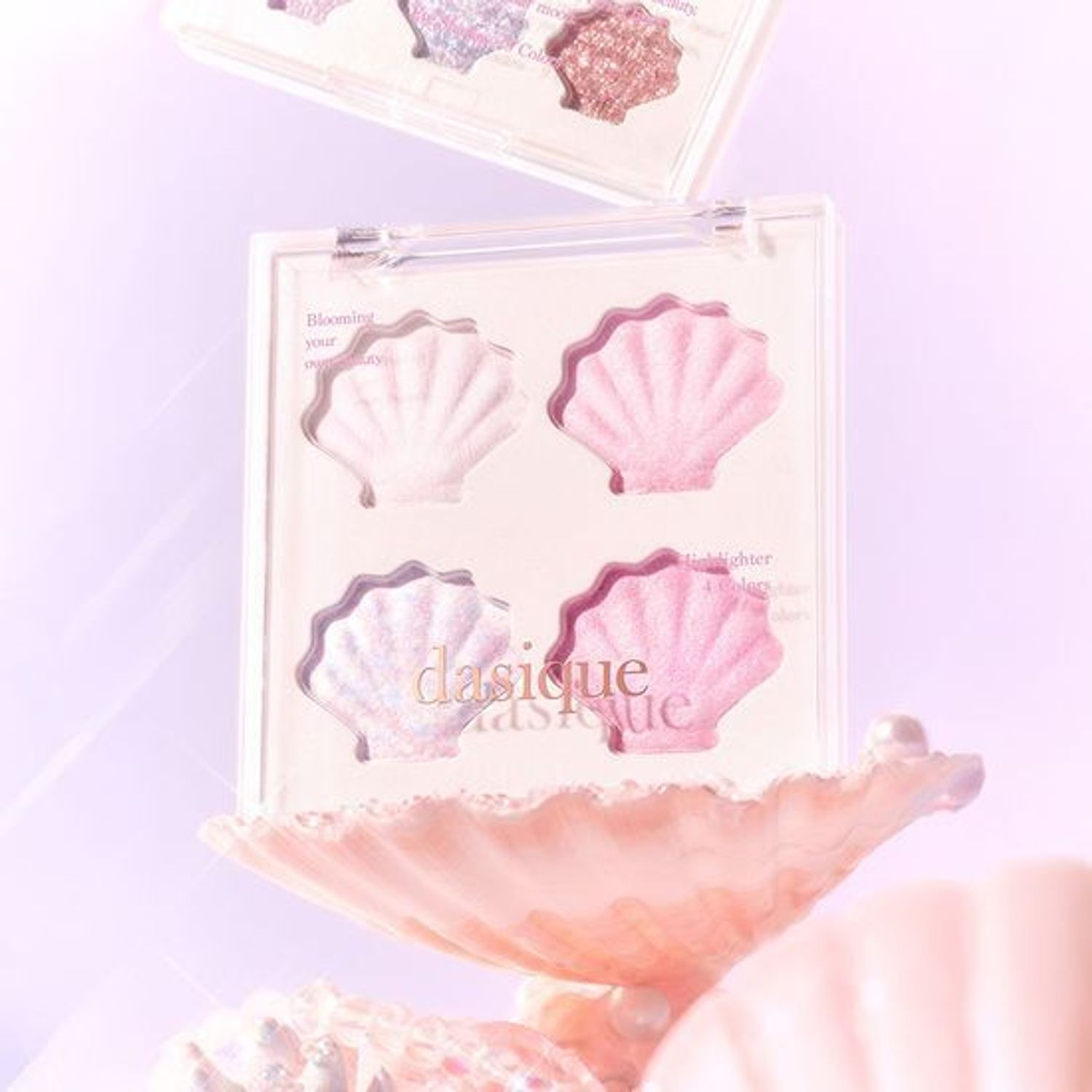 [Mermaid EDITION] dasique Shine Glowy Highlighter Palette 5.5g 01 Twinkle Mermaid | OLIVE YOUNG Global