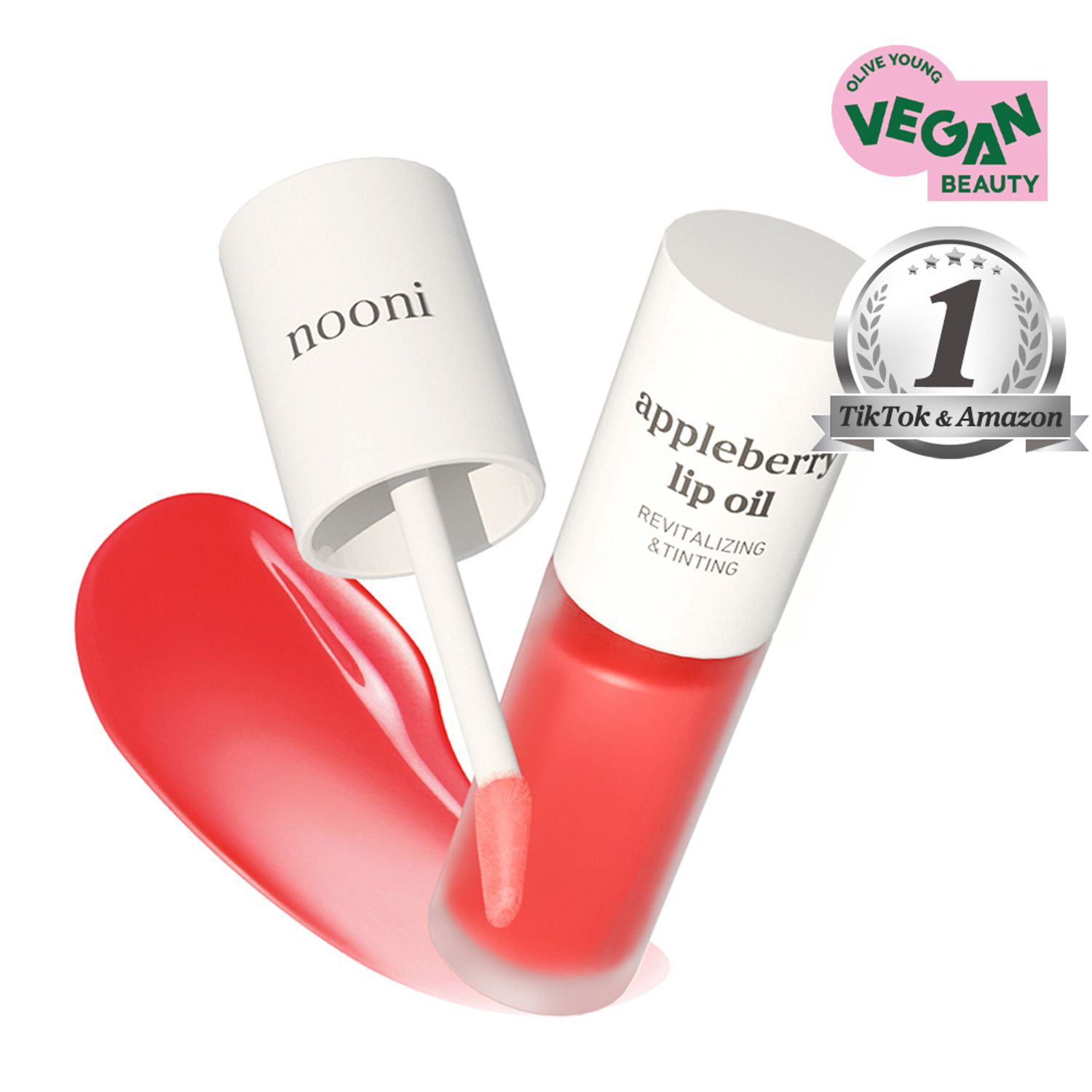 Nooni Apple Lip Oil (9 colors) | OLIVE YOUNG Global
