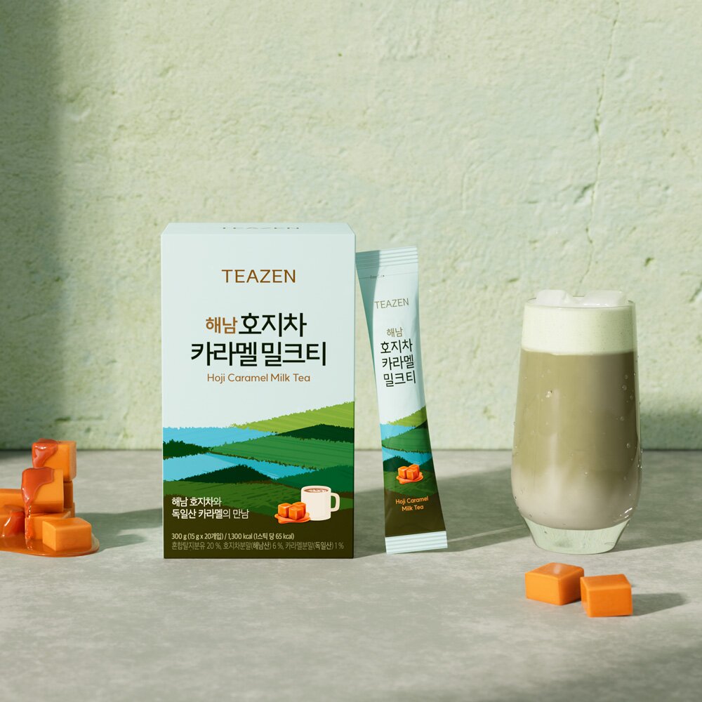 Teazen Hoji Caramel Milk Tea 20T | OLIVE YOUNG Global