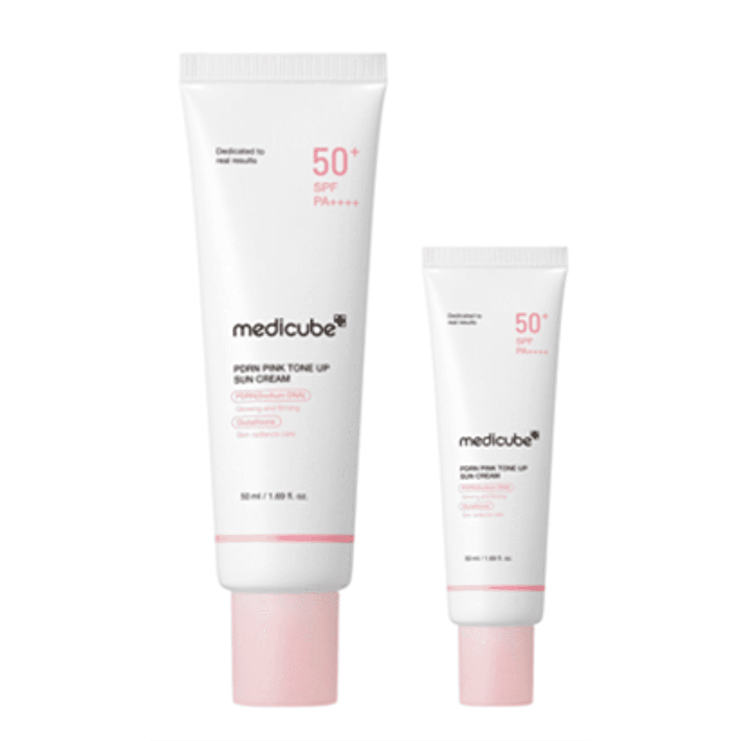 medicube PDRN Pink Tone Up Sun Cream 50ml Set (+20ml) | OLIVE YOUNG Global
